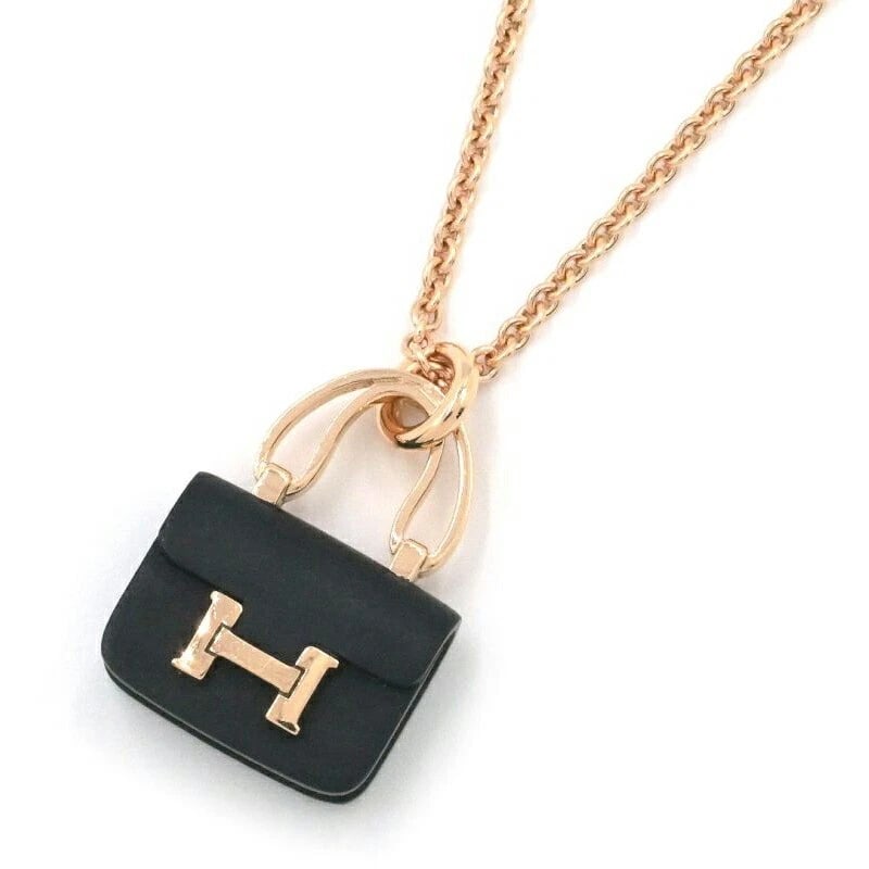 HERMES CONSTANCE AMULET NECKLACE 18K: Hermes Constance Amulet Necklace 18K Brand: Hermes Type/Style: Necklace Material: K18PG Color: PG Size: Size Effective length 38cm/40cm Chain width 1.5mm Motif 13.0mm x 18.1mm Accessories: None