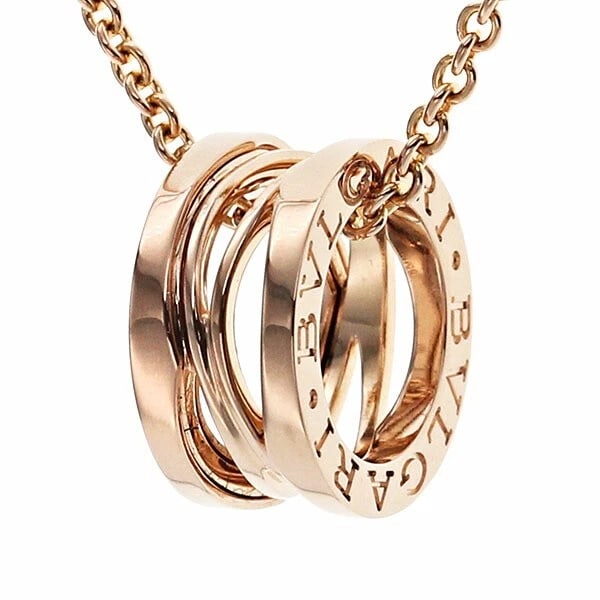 BVLGARI B-ZERO1 DESIGN LEGEND 18K PG NECKLACE: Bvlgari B-zero1 Design Legend 18K PG Necklace Brand: Bvlgari Type/Style: Necklace Material: K18PG Color: PG Size: Size Length: approx. 38cm/41.5cm/45cm Top: approx. W7mm x H15mm Accessories: None