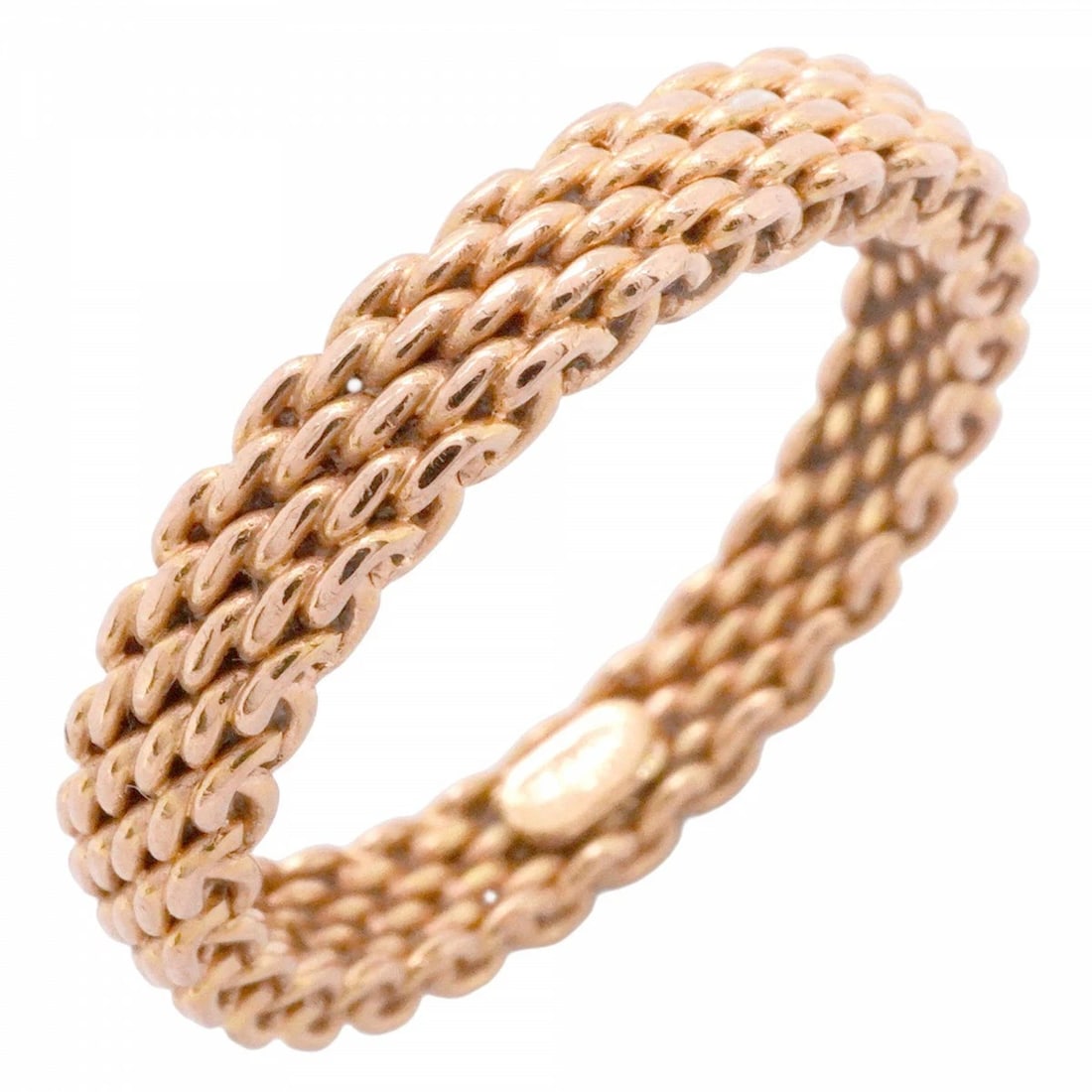 TIFFANY&CO. RING SOMERSET K18RG ROSE GOLD: TIFFANY&CO. RING SOMERSET K18RG ROSE GOLD Brand: Tiffany & Co. Type/Style: Ring Material: 750RG Color: Rose Gold Size: US7.5 Accessories: None Accessories Notice: When purchasing pre-owned
