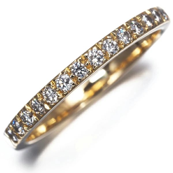 TIFFANY & CO. NOVO HALF ETERNITY RING DIAMOND: TIFFANY & CO. NOVO HALF ETERNITY RING DIAMOND Brand: Tiffany & Co. Type/Style: Ring Material: 18K YELLOW GOLD Color: Yellow Gold Size: US6 Accessories: None Accessories Notice: When purcha
