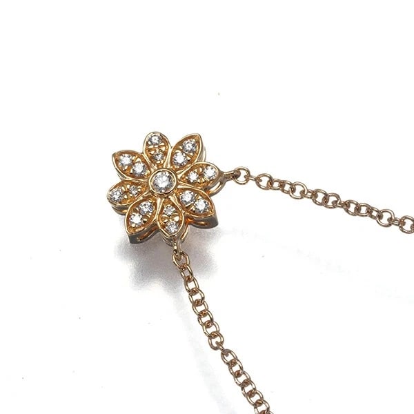 TIFFANY & CO. NECKLACE DIAMOND ENCHANTED FLOWER: TIFFANY & CO. NECKLACE DIAMOND ENCHANTED FLOWER Brand: Tiffany & Co. Type/Style: NECKLACE Material: 18K ROSE GOLD Color: Rose Gold Size: Necklace size: Approx. 40cm Top design size: Approx. 8.2 x 8.2m