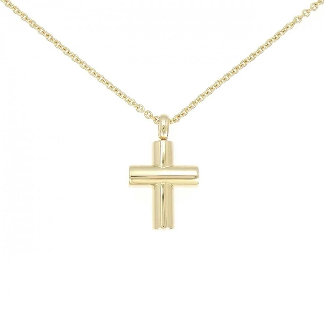 BVLGARI LATIN CROSS NECKLACE AU750 18K YELLOW GOLD: BVLGARI LATIN CROSS NECKLACE AU750 18K YELLOW GOLD Brand: Bvlgari Type/Style: NECKLACE Material: 18K YELLOW GOLD Color: Yellow Gold Size: Chain size: Approx. 40cm Top: Approx. W13.8mm x 23.1mm Acc