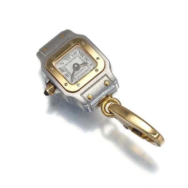 CARTIER SANTOS WATCH CHARM PENDANT TOP SAPPHIRE (1 of 2)