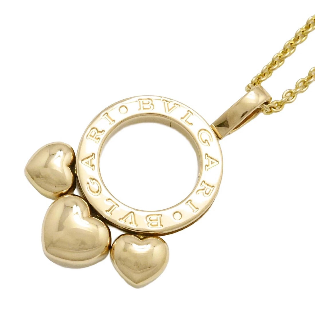 BVLGARI ALLEGRA VALENTINE LIMITED NECKLACE AU750: BVLGARI ALLEGRA VALENTINE LIMITED NECKLACE AU750 Brand: Bvlgari Type/Style: NECKLACE Material: 18K ROSE GOLD Color: Rose Gold Size: Chain size: Maximum 45cm Motif: W18.5mm x H35mm Accessories: Non