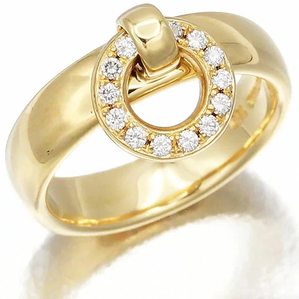 TIFFANY&CO. DOOR KNOCK RING K18YG DIAMOND: TIFFANY&CO. DOOR KNOCK RING K18YG DIAMOND Brand: Tiffany & Co. Type/Style: Ring Material: K18YG Color: Yellow Gold Size: US5.25 Accessories: None Accessories Notice: When purchasing pre-ow