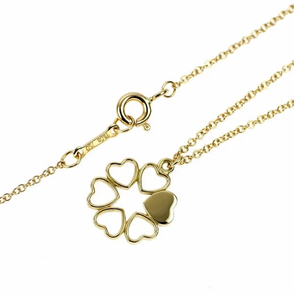 TIFFANY&CO. K18YG PENDANT NECKLACE CROWN OF HEART: TIFFANY&CO. K18YG PENDANT NECKLACE CROWN OF HEART Brand: Tiffany & Co. Type/Style: NECKLACE Material: K18YG Color: Yellow Gold Size: Chain length: Approximately 40.5cm Pendant: Height: Approximately 1