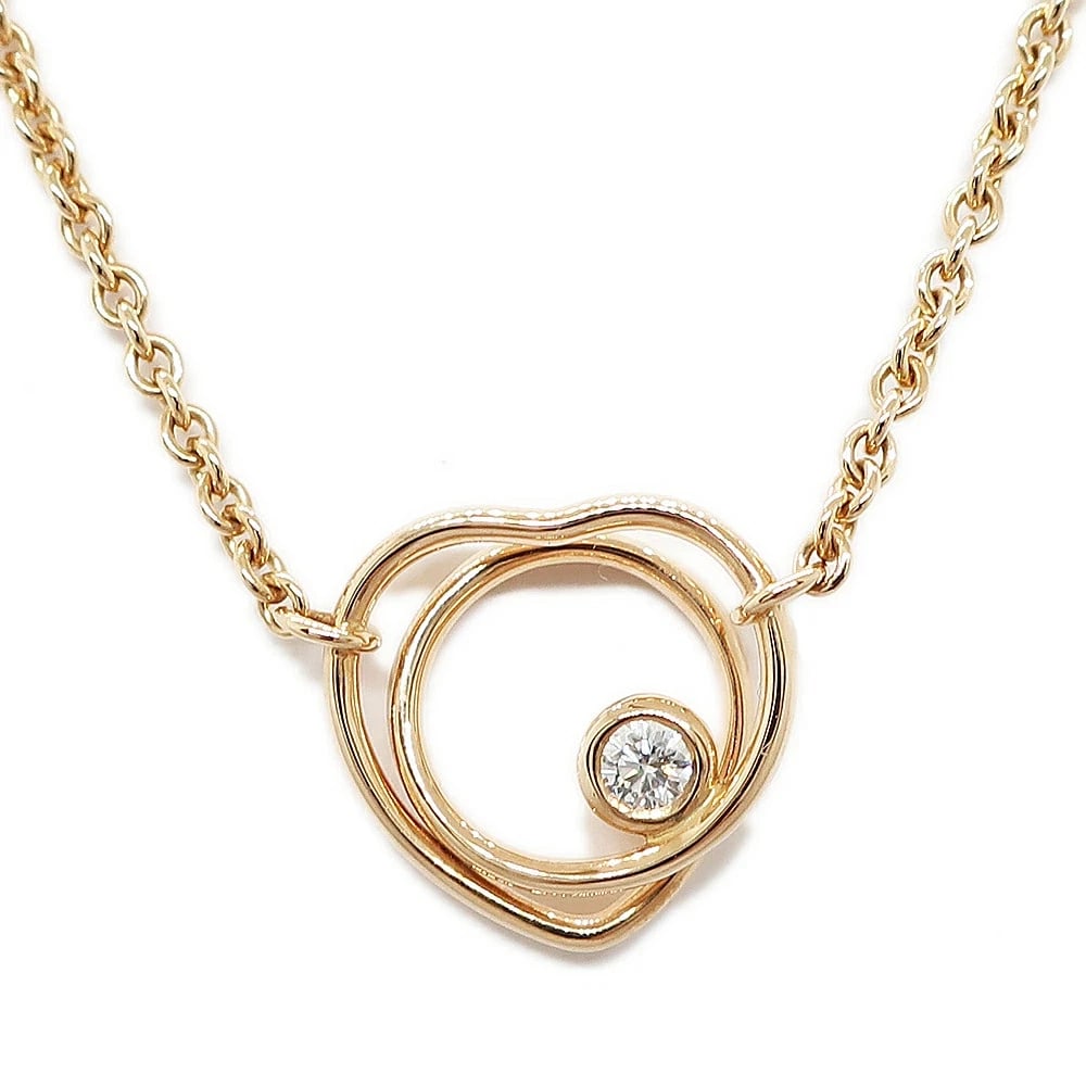 HERM?S VERTIGE COEUR TPM 750RG ROSE GOLD DIAMOND NECKLACE: HERM?S VERTIGE COEUR TPM 750RG ROSE GOLD DIAMOND NECKLACE Brand: Hermes Type/Style: NECKLACE Material: 750RG Color: Rose Gold Size: Chain: Approx. 38-40cm Top: Approx. H1.3xW1.3cm Accessories: Non