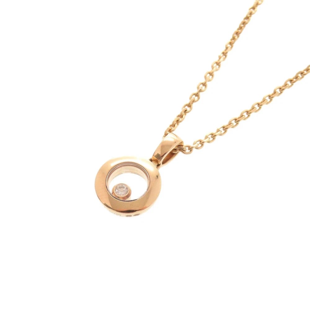 CHOPARD HAPPY DIAMONDS ICON 18K ROSE GOLD: CHOPARD HAPPY DIAMONDS ICON 18K ROSE GOLD Brand: Chopard Type/Style: NECKLACE Material: 18K ROSE GOLD Color: Rose Gold Size: Chain length: approx. 42cm Top: approx. 9mm W x 15mm H Accessories: Non