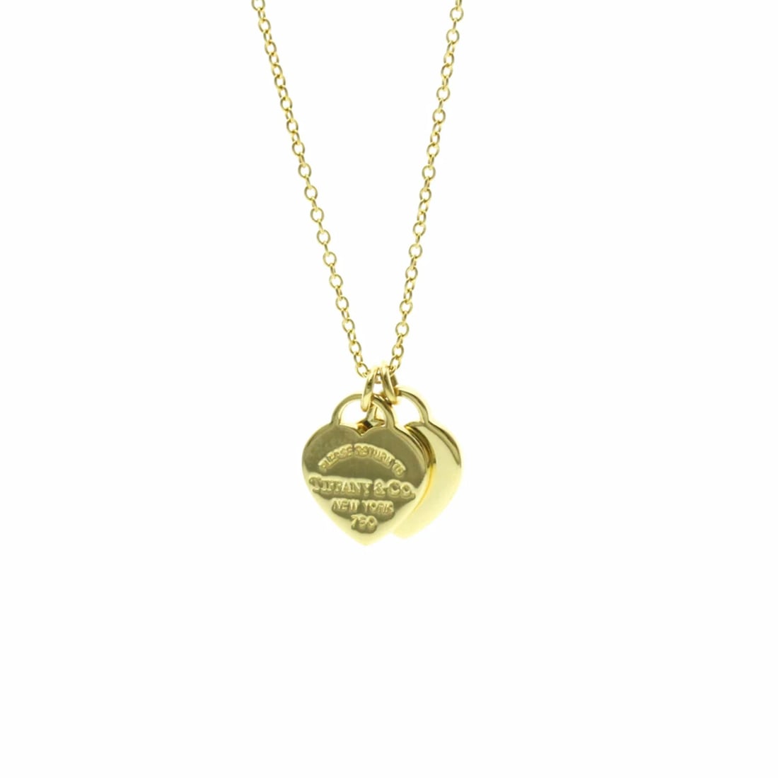 TIFFANY & CO. RETURN TO K18 YELLOW GOLD K18YG UNISEX PENDANT: TIFFANY & CO. RETURN TO K18 YELLOW GOLD K18YG UNISEX PENDANT Brand: Tiffany & Co. Type/Style: NECKLACE Material: K18YG Color: YELLOW GOLD Size: Neck circumference: 41.5 cm Pendant height x width: 12 m