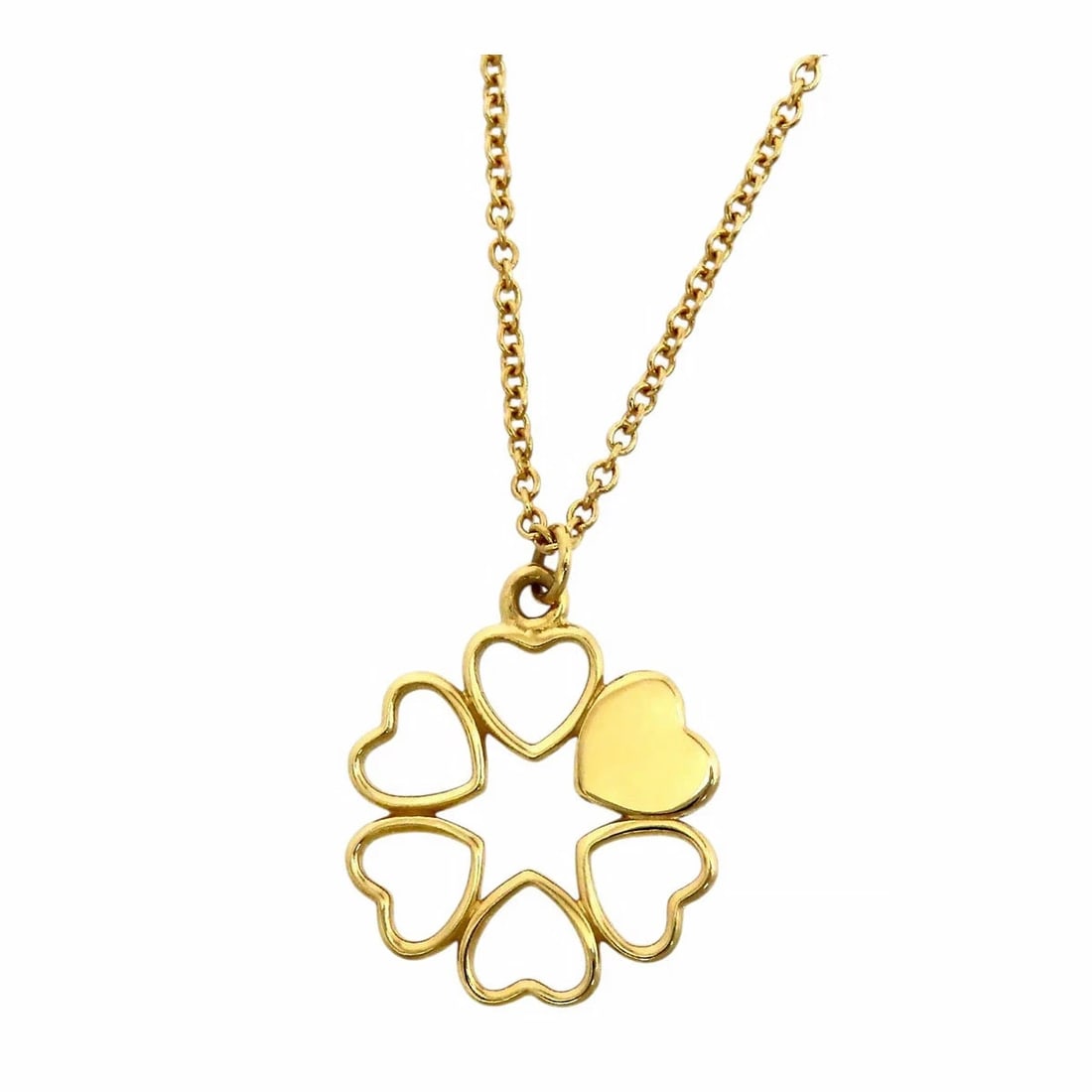 TIFFANY&CO. CROWN OF HEART NECKLACE AU750 K18YG: TIFFANY&CO. CROWN OF HEART NECKLACE AU750 K18YG Brand: Tiffany & Co. Type/Style: NECKLACE Material: K18YG Color: YELLOW GOLD Size: Chain 40cm Top 12.4mm x 12.4mm Accessories: None Accessor
