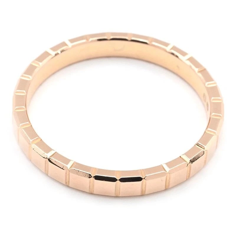 CHOPARD ICE CUBE RING K18RG SQUARE ROSE GOLD - 2