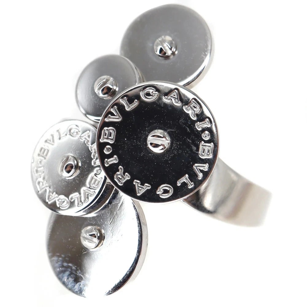 BVLGARI CICLADI RING K18WG/750 WHITE GOLD RING: BVLGARI CICLADI RING K18WG/750 WHITE GOLD RING Brand: Bvlgari Type/Style: RING Material: K18WG Color: White Gold Size: US6.25 Accessories: None Accessories Notice: When purchasing pre-owne