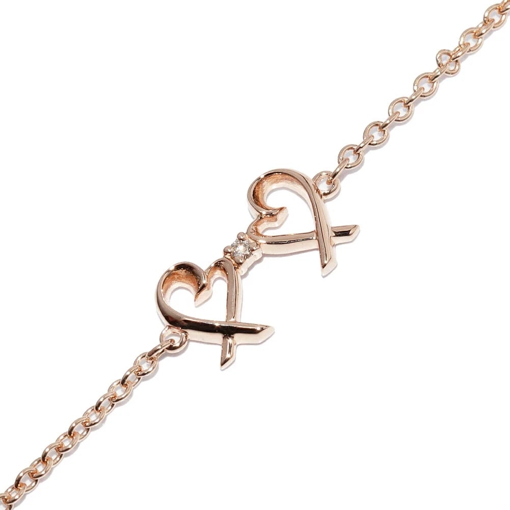 TIFFANY & CO. BRACELET K18RG DIAMOND 1P PALOMA PICASSO: TIFFANY & CO. BRACELET K18RG DIAMOND 1P PALOMA PICASSO Brand: Tiffany & Co. Type/Style: BRACELET Material: K18RG Color: ROSE GOLD Size: Inner circumference: approx. 17cm Height: 7.3mm Thickness: 1.4mm