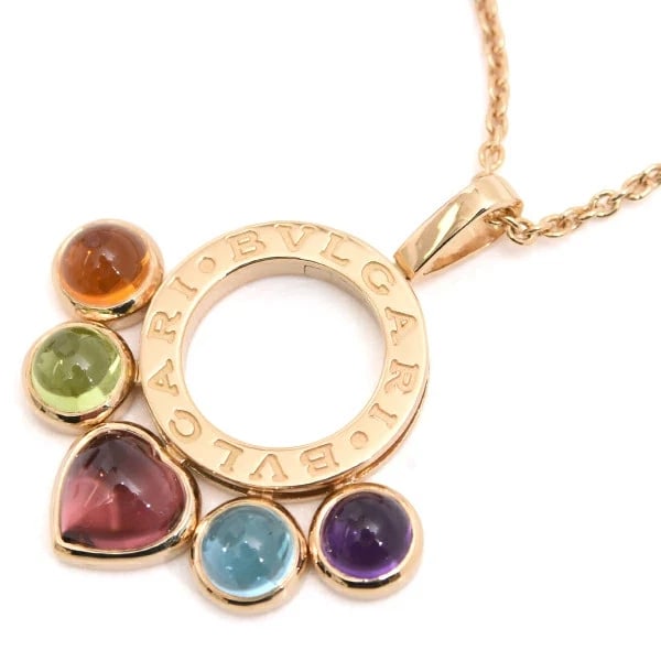 BULGARI NECKLACE FOR WOMEN ALLEGRA MULTI-STONE YELLOW GOLD: BULGARI NECKLACE FOR WOMEN ALLEGRA MULTI-STONE YELLOW GOLD Brand: Bvlgari Type/Style: NECKLACE Material: 750YG, Main Stone/Creation Citrine Amethyst Peridot Blue Topaz Tourmaline Color: YELLOW GOLD Si