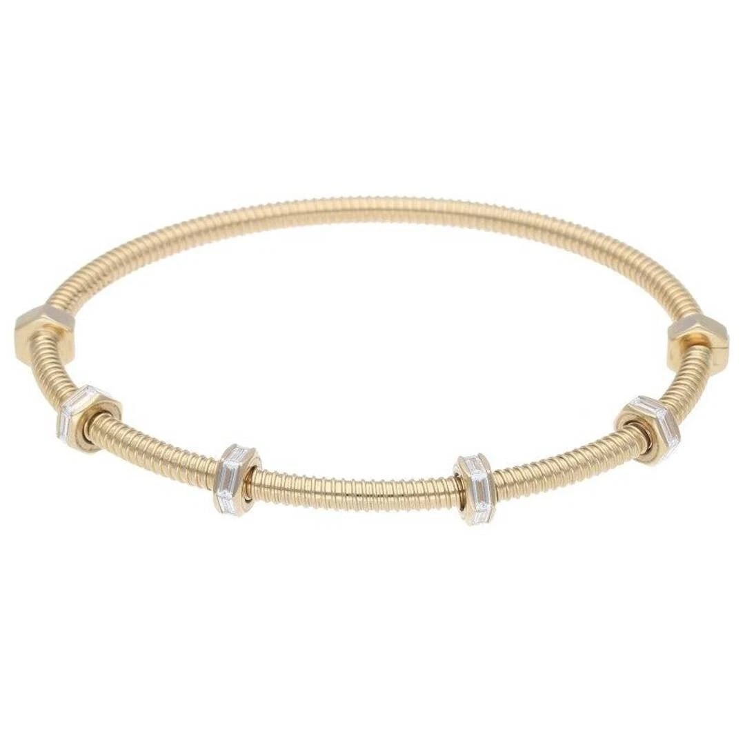 CARTIER ECROU DE BRACELET ECL K18YG BUCKET DIAMOND: CARTIER ECROU DE BRACELET Ecl K18YG Bucket Diamond Brand: Cartier Type/Style: Bracelet Material: K18YG Color: YG Size: 19 cm Accessories: None Accessories Notice: When purchasing pre-owned goods,