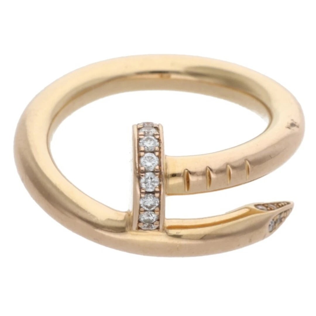 CARTIER JUSTE UN CLOU RING JUST ANKLE K18YG DIALINGS: Cartier JUSTE UN CLOU RING Just Ankle K18YG Dialings Brand: Cartier Type/Style: Ring Material: K18YG Color: YG Size: 4 US Accessories: None Accessories Notice: When purchasing pre-owned goo