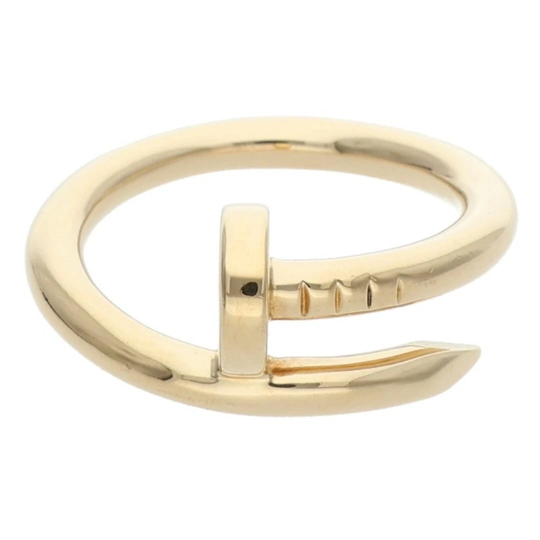 CARTIER JUSTE UN CLOU RING JUST ANKLE K18YG: Cartier JUSTE UN CLOU RING JUST ANKLE K18YG Brand: Cartier Type/Style: Ring Material: K18YG Color: YG Size: 6.25 - 6.5 US Accessories: None Accessories Notice: When purchasing pre-owned goods, please