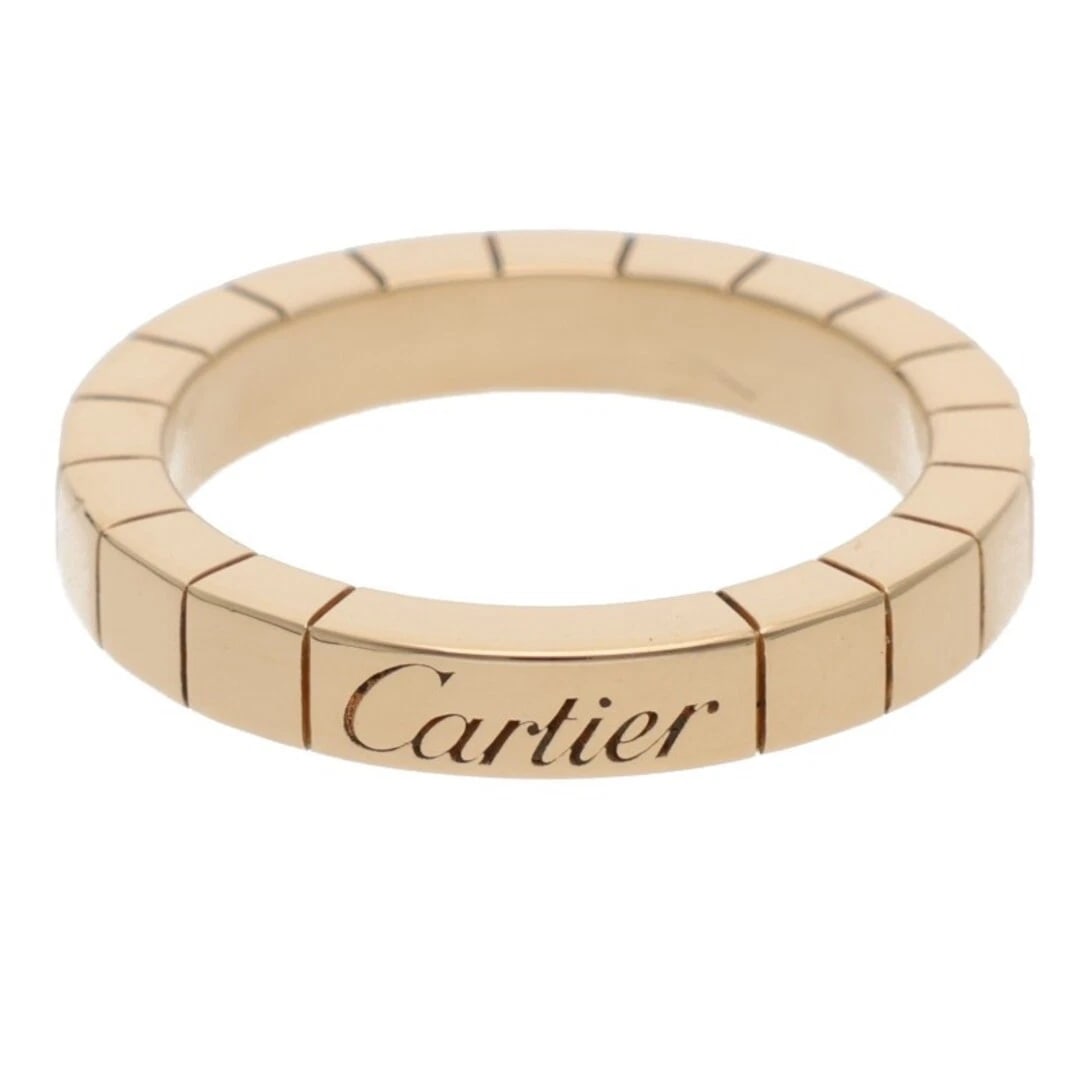 CARTIER LANIERE K18YG RING: Cartier Laniere K18YG Ring Brand: Cartier Type/Style: Ring Material: K18YG Color: YG Size: 7.25- 7.5 US Accessories: None Accessories Notice: When purchasing pre-owned goods, please refer to the