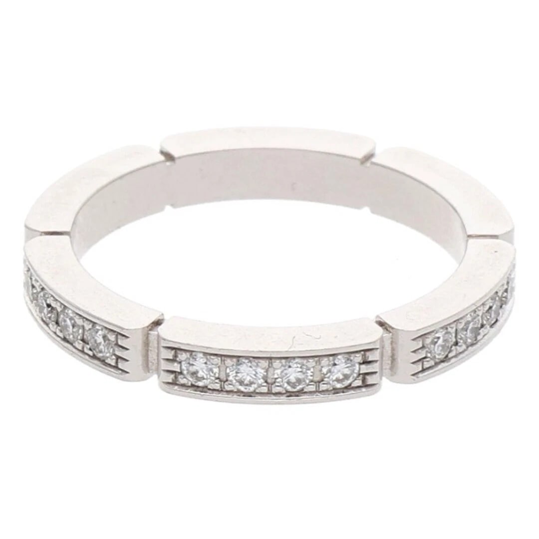 CARTIER MAYON PANTHERE K18WG HALF DIAL EARRINGS: Cartier Mayon Panthere K18WG Half Dial Earrings Brand: Cartier Type/Style: Ring Material: K18WG Color: WG Size: 4.75 - 5 US Accessories: None Accessories Notice: When purchasing pre-owned g