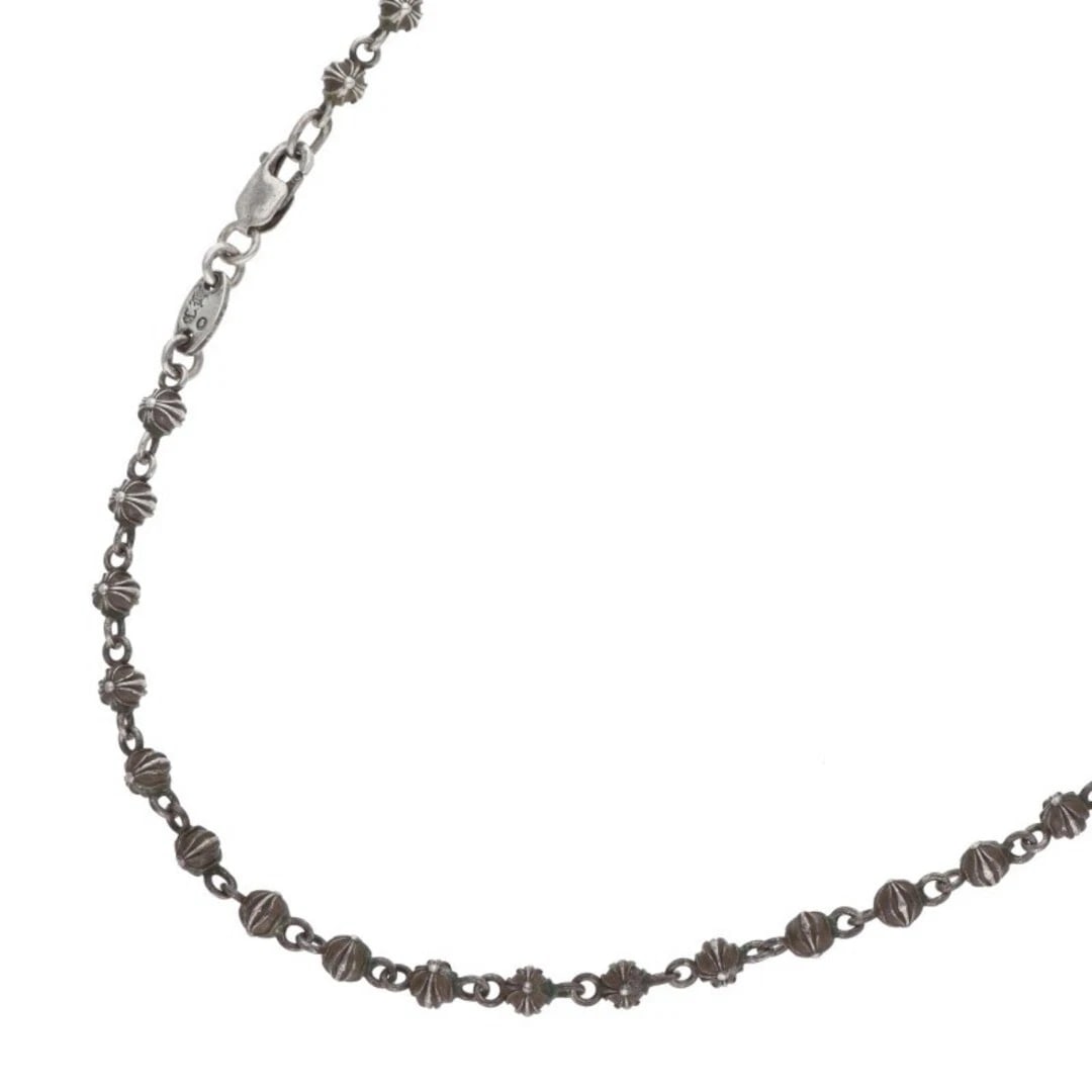 CHROME HEARTS TNY BEADED CHN TINY BEAD CHAIN SILVER NECKLACE (1 of 3)