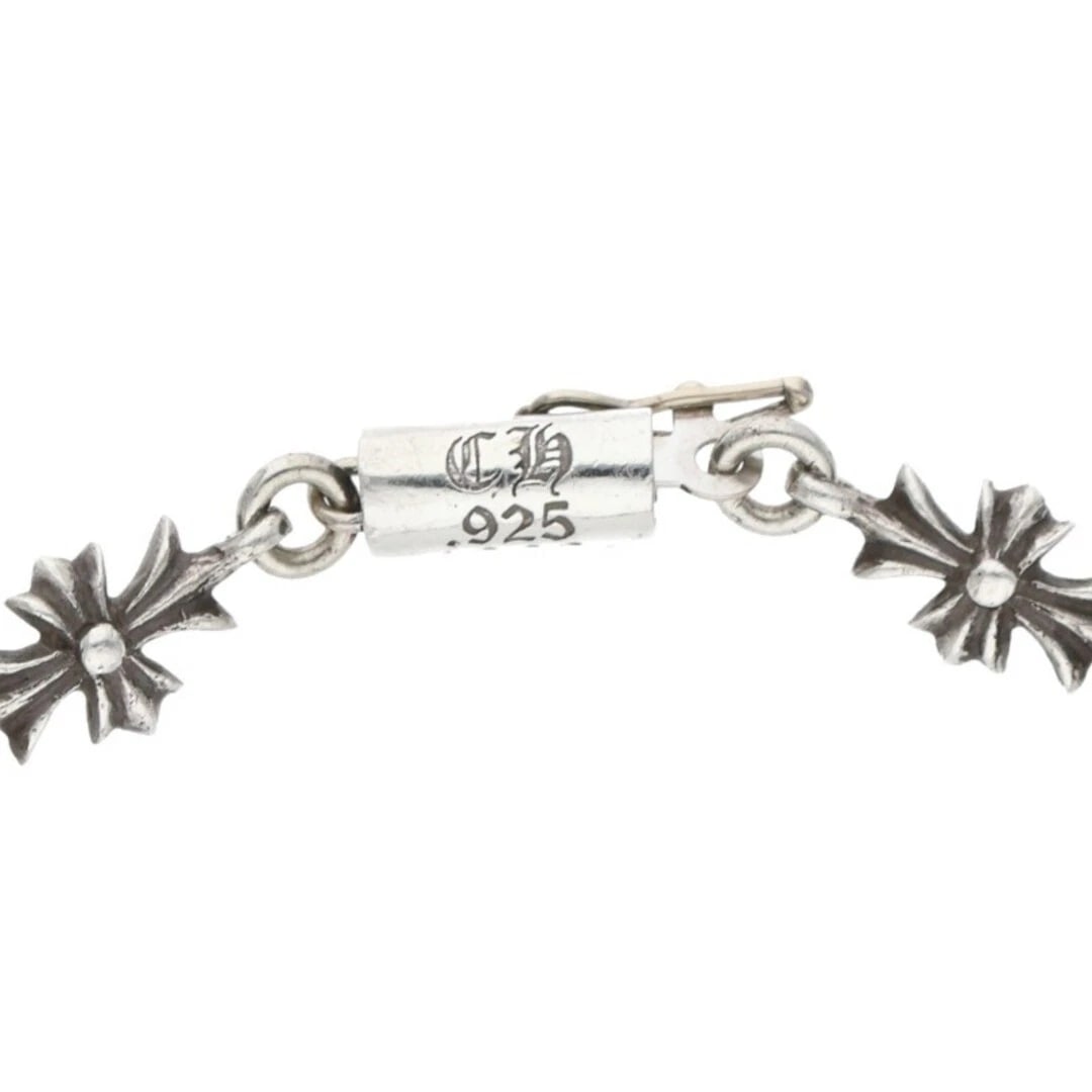 CHROME HEARTS TNY E CH PLS TINY ECH PLUS SILVER BRACELET - 3