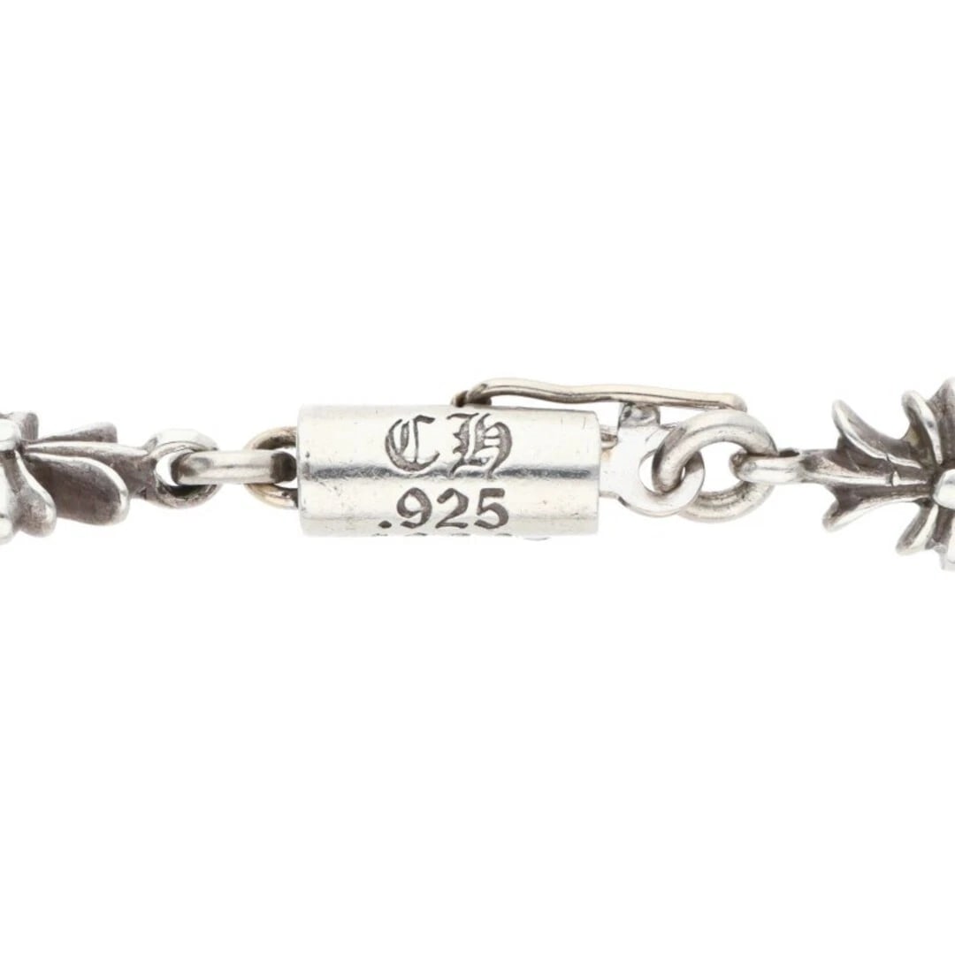 CHROME HEARTS TNY E CH PLS TINY ECH PLUS SILVER BRACELET - 3