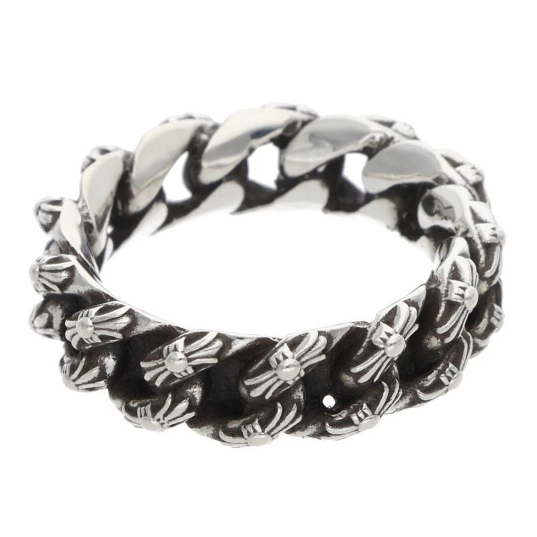 CHROME HEARTS XTRA FANCY SML EXTRA SMALL SILVER RING (1 of 2)