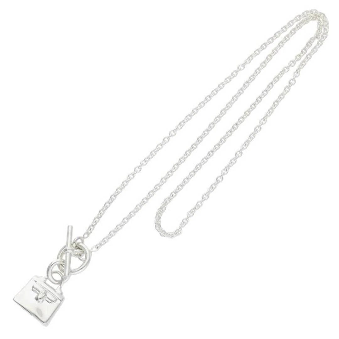 HERMES AMULET KELLY SILVER NECKLACE MENS: Hermes Amulet Kelly Silver Necklace Mens Brand: HERMÈS Type/Style: Necklace Material: None Color: Silver Size: chain length 41cm Accessories: None Accessories Notice: When purchasing pre-o