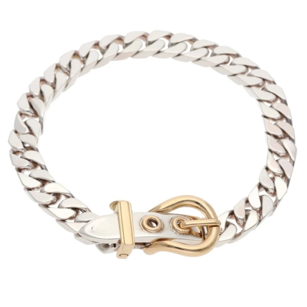 HERMES BOUCLESELIER PM BOOKSELIER K18YG COMBI BRACELET: Hermes Boucleselier PM Bookselier K18YG Combi Bracelet Brand: HERMÈS Type/Style: Bracelet Material: K18YG Color: YG Size: Length 23cm Accessories: None Accessories Notice: When purchasing