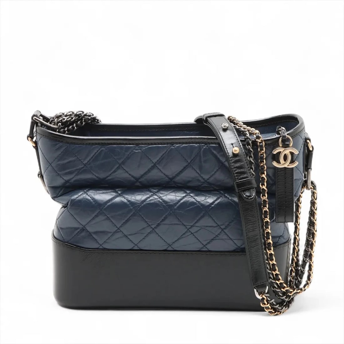 CHANEL GABRIELLE DOO CHANEL VINTAGE CALF CHAIN SHOULDER BAG (1 of 5)
