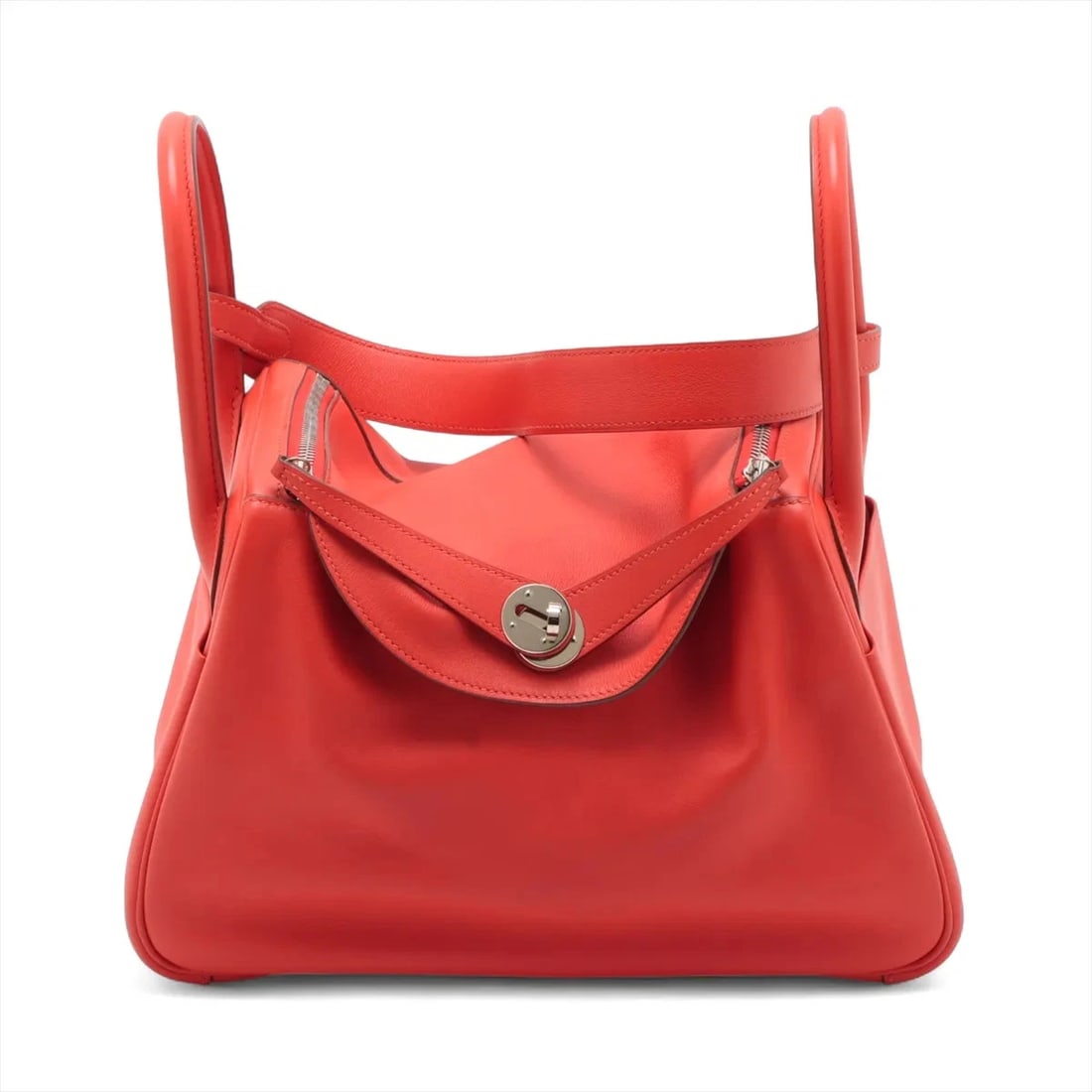 HERMES LINDY 30 VEAU SWIFT ROUGE PIVOINE HANDBAG: Hermes Lindy 30 Veau Swift Rouge pivoine Handbag Brand: Hermès Type/Style: Hand bag Material: Veau Swift Color: Rouge pivoine Size: Height:7.7inch Length:11.6inch Depth:5.7inch Handle height:4.3inch