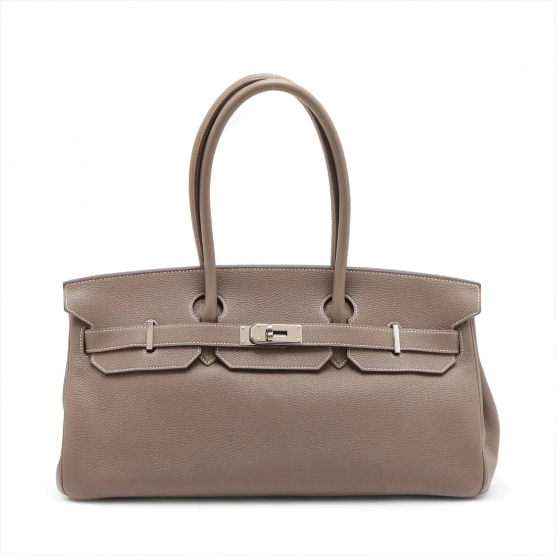 HERMES SHOULDER BIRKIN TOGO ETOUPE SHOULDER BAG: Hermes Shoulder Birkin Togo Etoupe Shoulder bag Brand: Hermès Type/Style: Shoulder bag Material: Togo Color: Etoupe Size: Height:9.1inch Length:16.7inch Depth:7.1inch Shoulder height:7.3inch Acces
