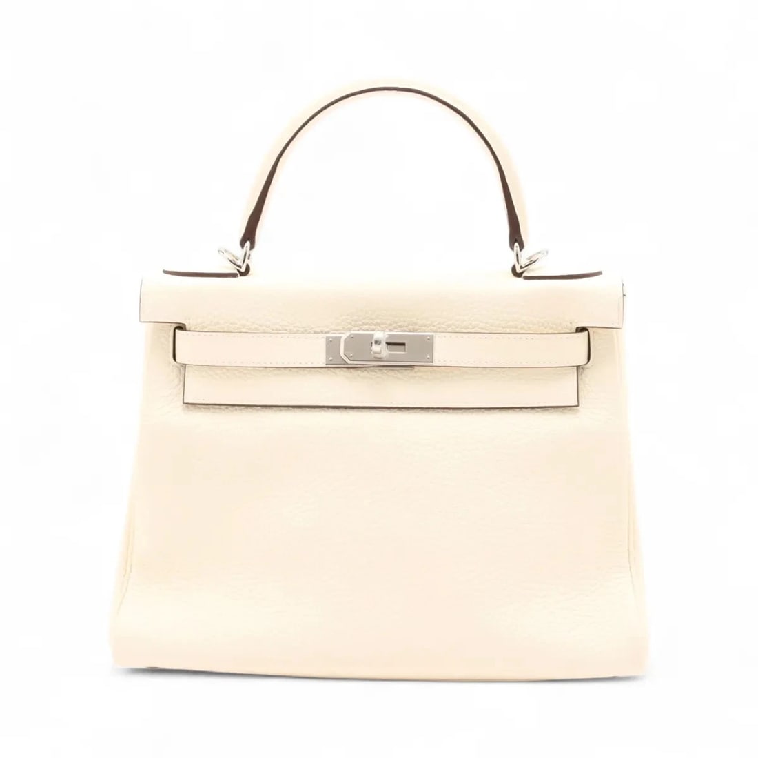 HERMES KELLY 28 LE TOURNAY TAURILLON CLEMENCE HANDBAG: Hermes Kelly 28 Le Tournay Taurillon Clemence Handbag Brand: Hermès Type/Style: Hand bag Material: Taurillon Clemence Color: Nata Size: Height:7.9inch Length:11.0inch Depth:4.3inch Handle height:3.7i