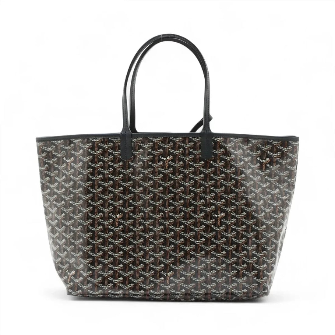 GOYARD SAINT LOUIS PM PVC & LEATHER TOTE BAG TOTE BAG (1 of 6)