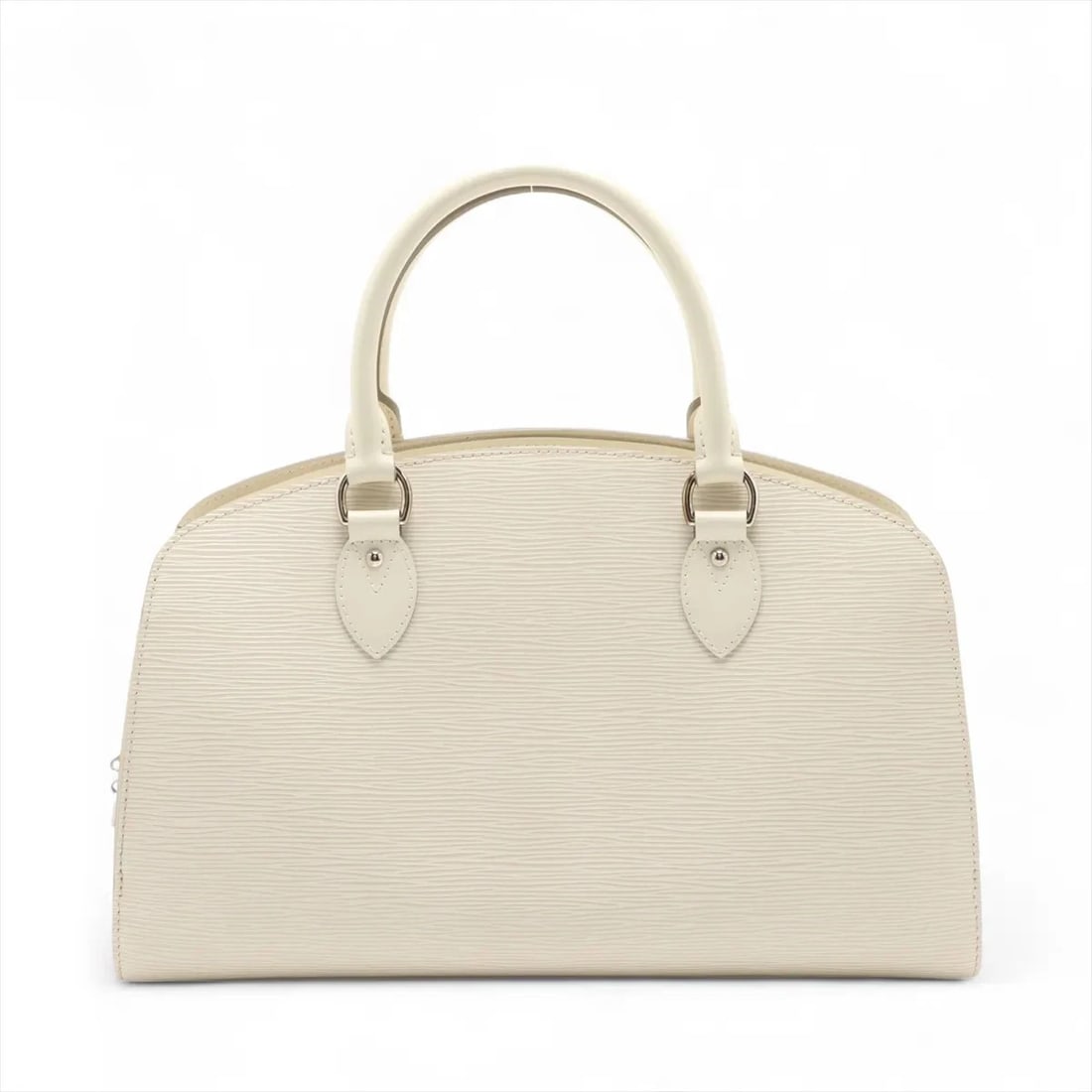 LOUIS VUITTON EPI PONT NEUF PM HANDBAG: Louis Vuitton Epi Pont Neuf PM Handbag Brand: Louis Vuitton Type/Style: Hand bag Material: NONE Color: White Size: Height:8.5inch Length:14.0inch Depth:5.1inch Handle height:3.9inch Accessories: N