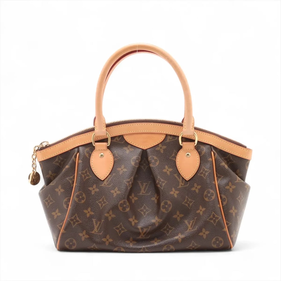 LOUIS VUITTON MONOGRAM TIVOLI PM HANDBAG: Louis Vuitton Monogram Tivoli PM Handbag Brand: Louis Vuitton Type/Style: Hand bag Material: NONE Color: Brown Size: Height:7.9inch Length:11.2inch Depth:5.5inch Handle height:4.5inch Accessories: