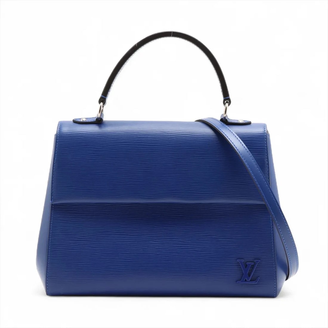 LOUIS VUITTON EPI CLUNY MM BLUE, HANDBAG: Louis Vuitton Epi Cluny MM Blue, Handbag Brand: Louis Vuitton Type/Style: Hand bag Material: NONE Color: Blue Size: Height:8.9inch Length:11.8inch Depth:4.3inch Handle height:4.5inch Accessories: