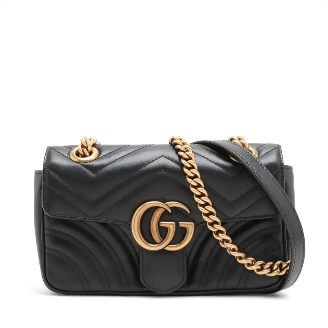 GUCCI GG MARMONT LEATHER CHAIN SHOULDER BAG SHOULDER BAG (1 of 6)