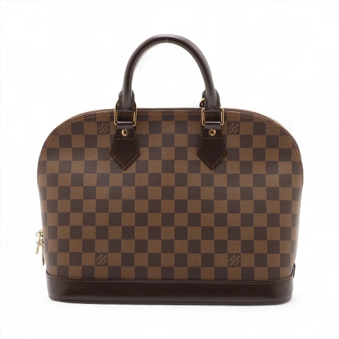 LOUIS VUITTON DAMIER ALMA PM BROWN, HANDBAG: Louis Vuitton Damier Alma PM Brown, Handbag Brand: Louis Vuitton Type/Style: Hand bag Material: NONE Color: Brown Size: Height:9.1inch Length:12.2inch Depth:6.1inch Handle height:3.3inch Accessori