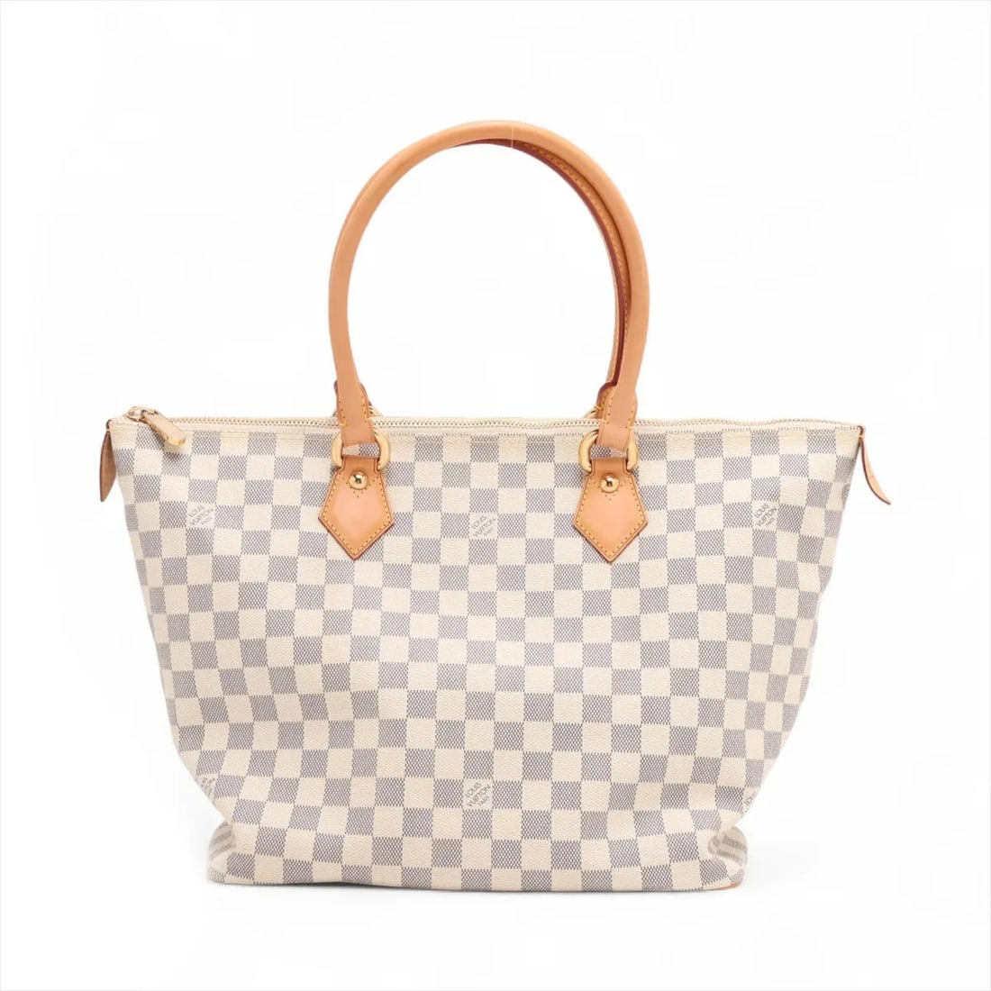 LOUIS VUITTON DAMIER AZURE SALEYA MM TOTE BAG: Louis Vuitton Damier Azure Saleya MM Tote bag Brand: Louis Vuitton Type/Style: Tote bag Material: NONE Color: White Size: Height:10.6inch Length:12.2inch Depth:7.3inch Handle height:6.9inch Access