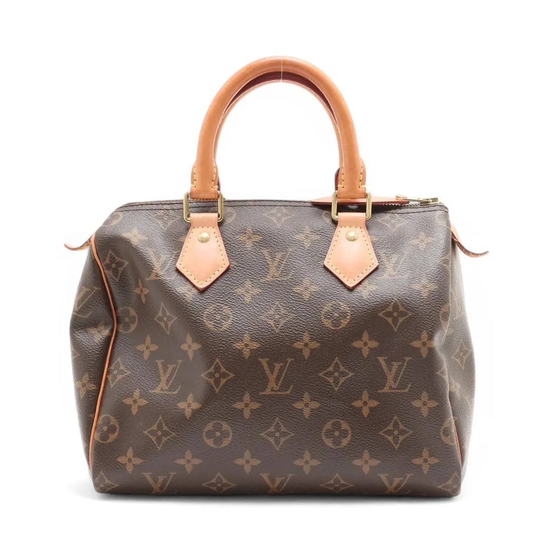 LOUIS VUITTON MONOGRAM SPEEDY 25 HANDBAG: Louis Vuitton Monogram Speedy 25 Handbag Brand: Louis Vuitton Type/Style: Hand bag Material: NONE Color: Brown Size: Height:7.7inch Length:10.4inch Depth:5.9inch Handle height:3.3inch Accessories: