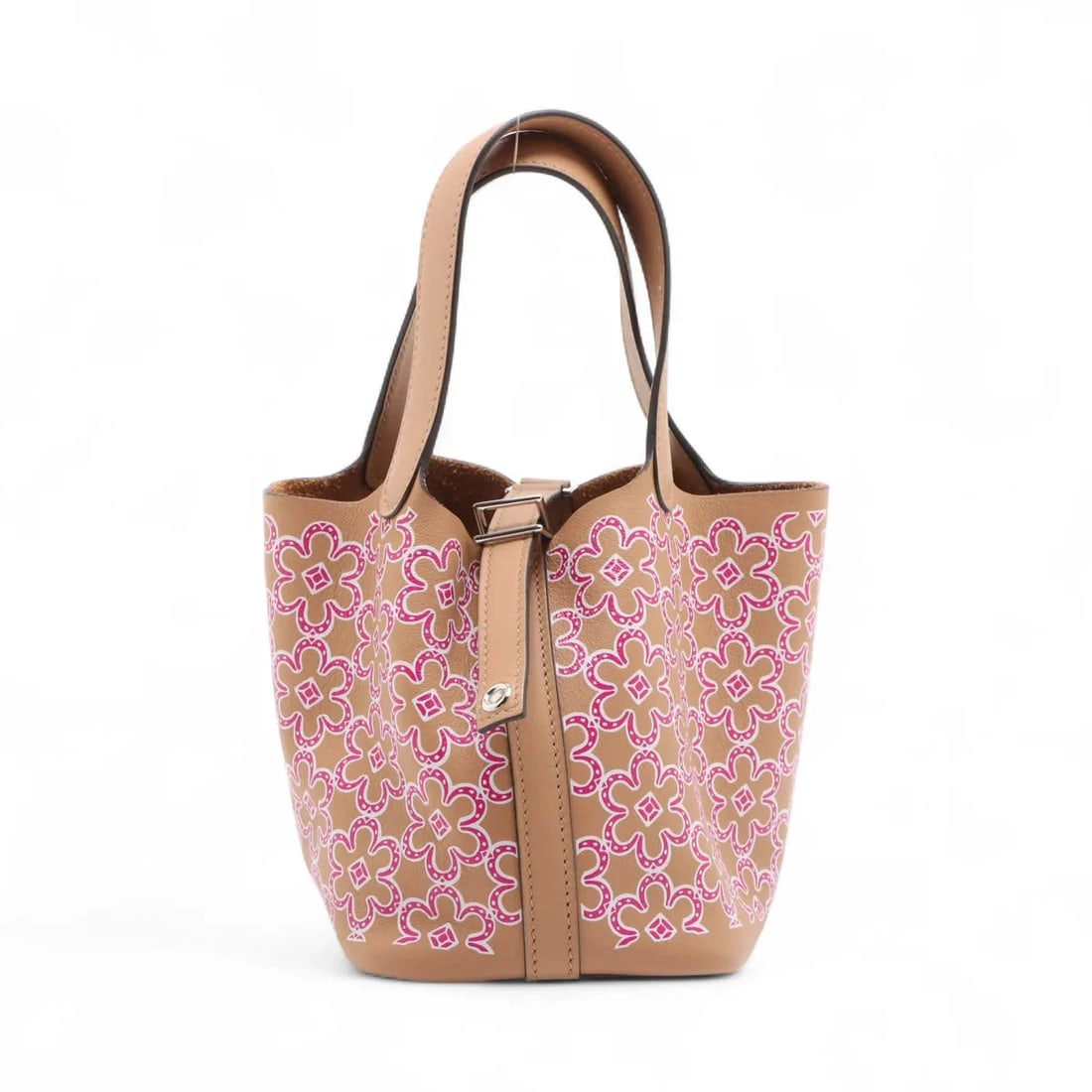 HERMES PICOTIN LOCK 14 MICRO LUCKY DAISY VEAU SWIFT HANDBAG (1 of 4)