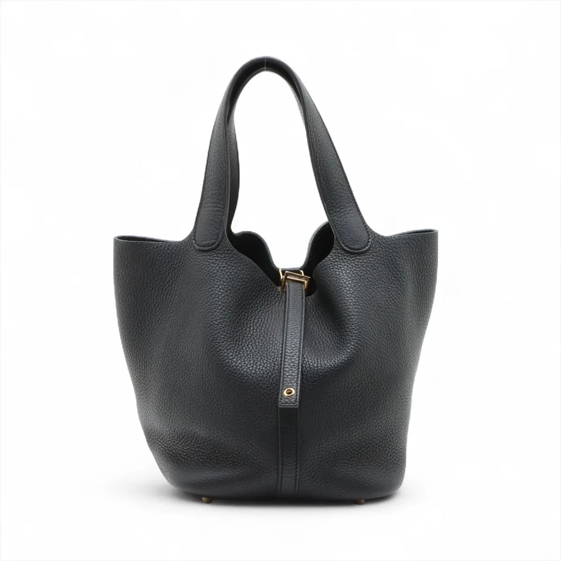 HERMES PICOTIN LOCK 22 MM TAURILLON CLEMENCE BLACK HANDBAG: Hermes Picotin Lock 22 MM Taurillon Clemence Black Handbag Brand: Hermès Type/Style: Hand bag Material: Taurillon Clemence Color: Black Size: Height:8.7inch Length:8.7inch Depth:6.9inch Handle height