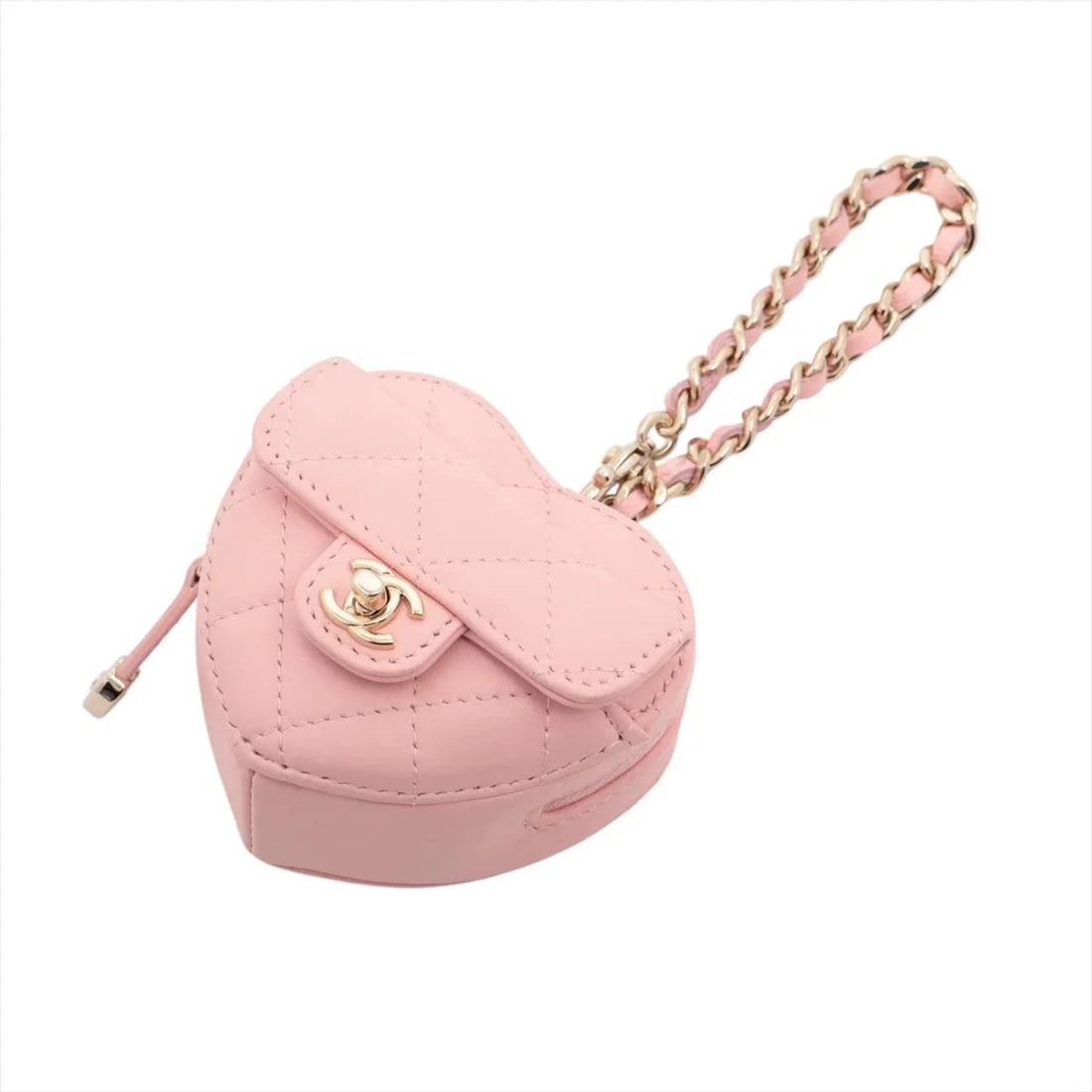 CHANEL MATELASSE BAG CHARM LAMBSKIN OTHER: Chanel Matelasse bag charm Lambskin Other Brand: Chanel Type/Style: Other Material: Lambskin Color: Pink Size: None Accessories: None Accessories Notice: When purchasing pre-owned goods, p