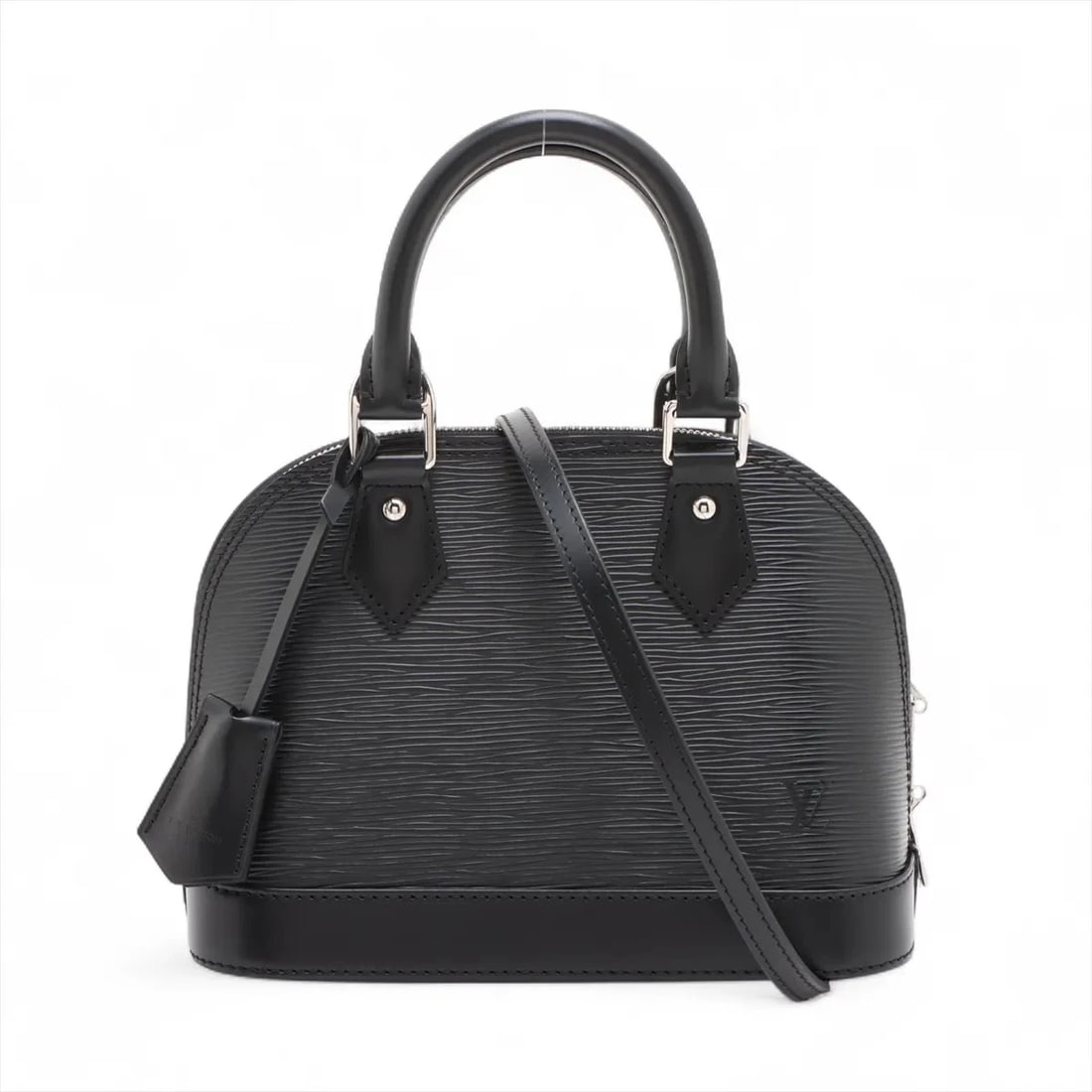 LOUIS VUITTON EPI ALMA BB BLACK HANDBAG: Louis Vuitton Epi Alma BB Black Handbag Brand: Louis Vuitton Type/Style: Hand bag Material: NONE Color: Black Size: Height:6.9inch Length:9.3inch Depth:4.5inch Handle height:3.5inch Accessories: None