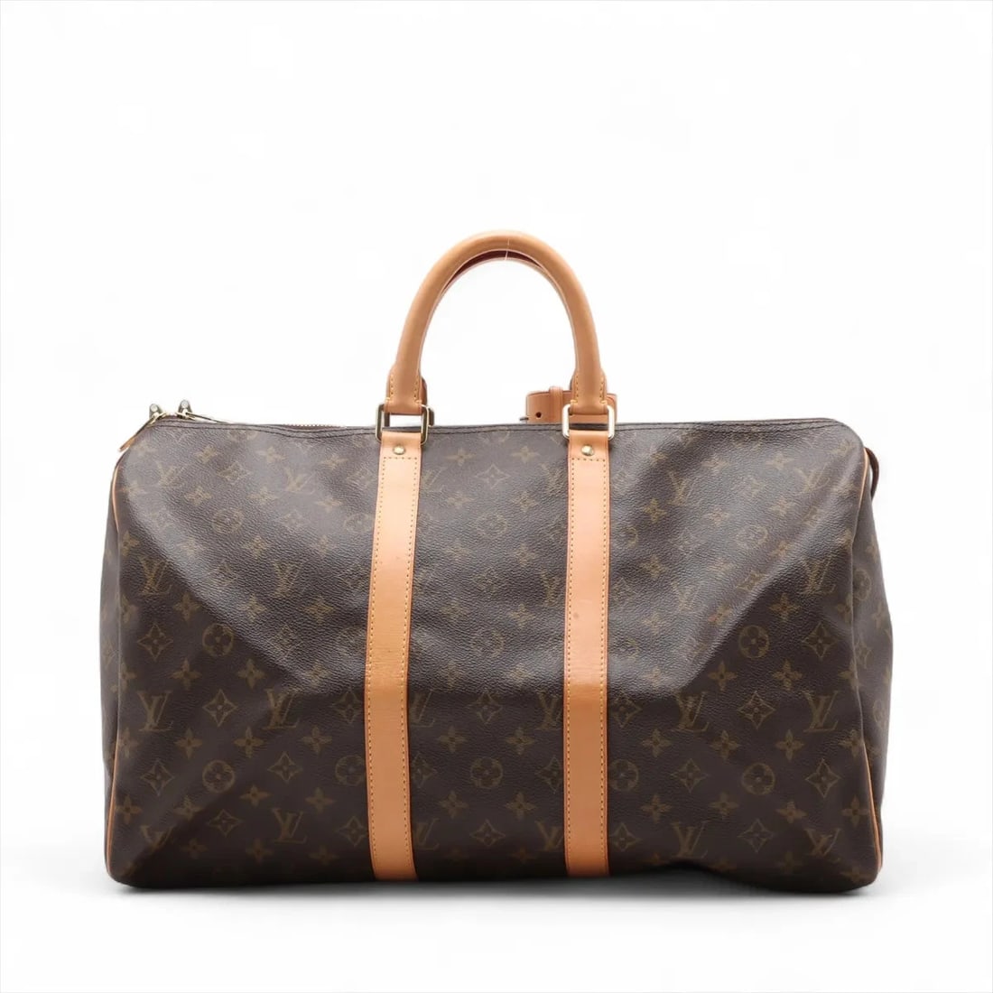 LOUIS VUITTON MONOGRAM KEEPALL 45 BROWN, BOSTON BAG: Louis Vuitton Monogram Keepall 45 Brown, Boston bag Brand: Louis Vuitton Type/Style: Boston bag Material: NONE Color: Brown Size: Height:10.2inch Length:17.7inch Depth:7.9inch Handle height:3.9inch