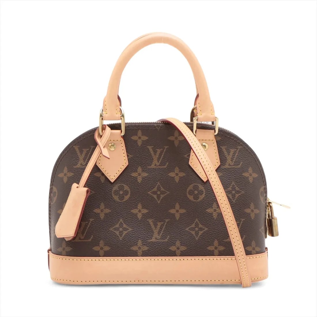 LOUIS VUITTON MONOGRAM ALMA BB BROWN HANDBAG: Louis Vuitton Monogram Alma BB Brown Handbag Brand: Louis Vuitton Type/Style: Hand bag Material: NONE Color: Brown Size: Height:6.9inch Length:9.3inch Depth:4.5inch Handle height:3.5inch Accessori