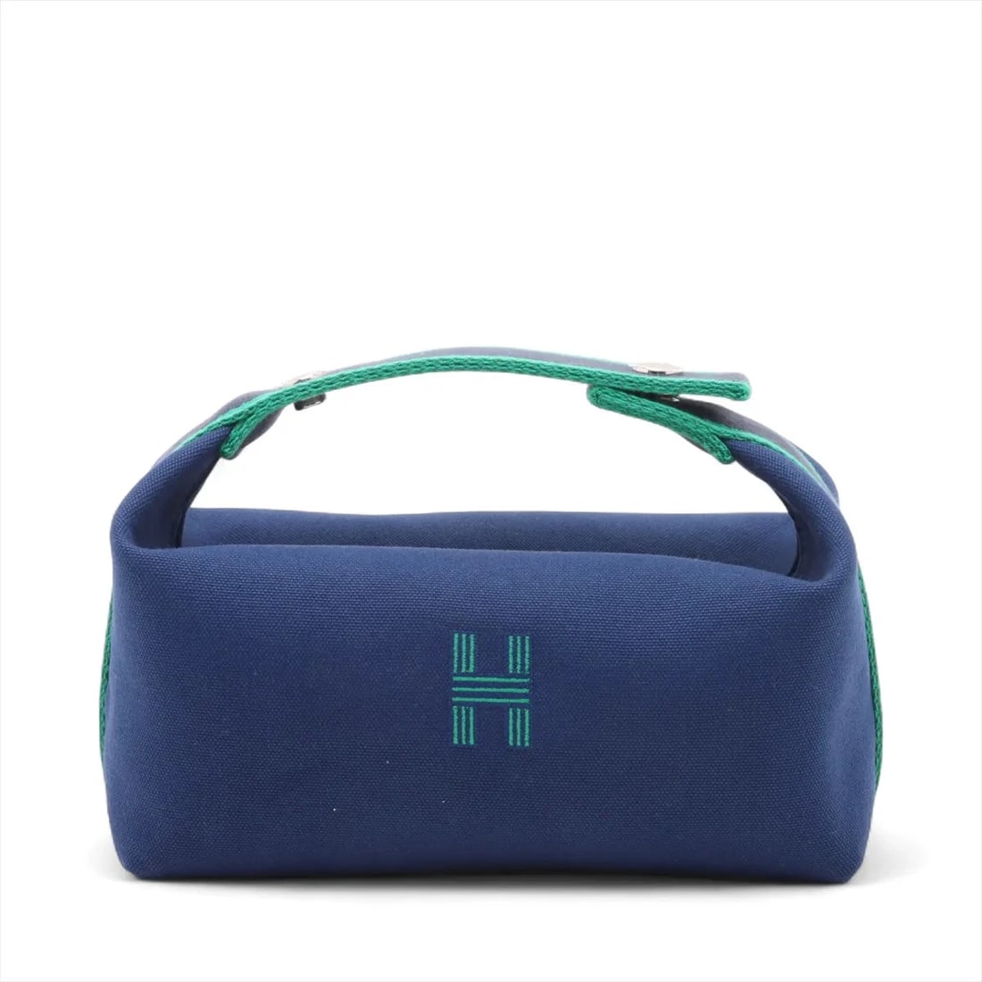 HERMES BRID A BLACK PM CANVAS BLUE HANDBAG: Hermes Brid A Black PM canvas Blue Handbag Brand: Hermès Type/Style: Hand bag Material: canvas Color: Blue Size: Height:4.7inch Length:8.1inch Depth:4.7inch Handle height:2.4inch Accessories: None