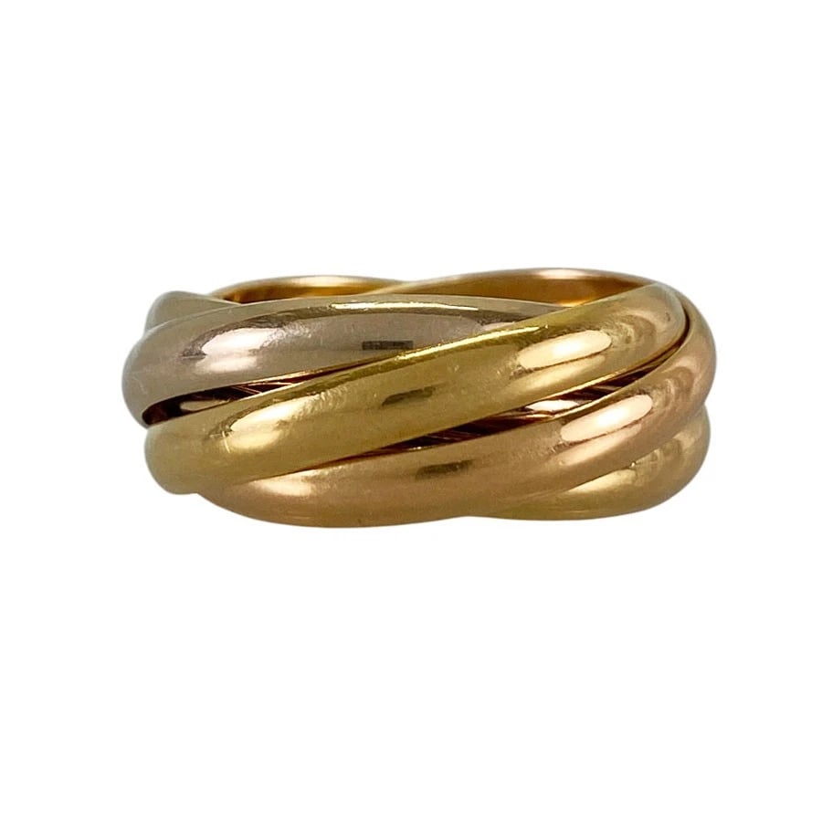 CARTIER TRINITY YELLOW GOLD RING - 2