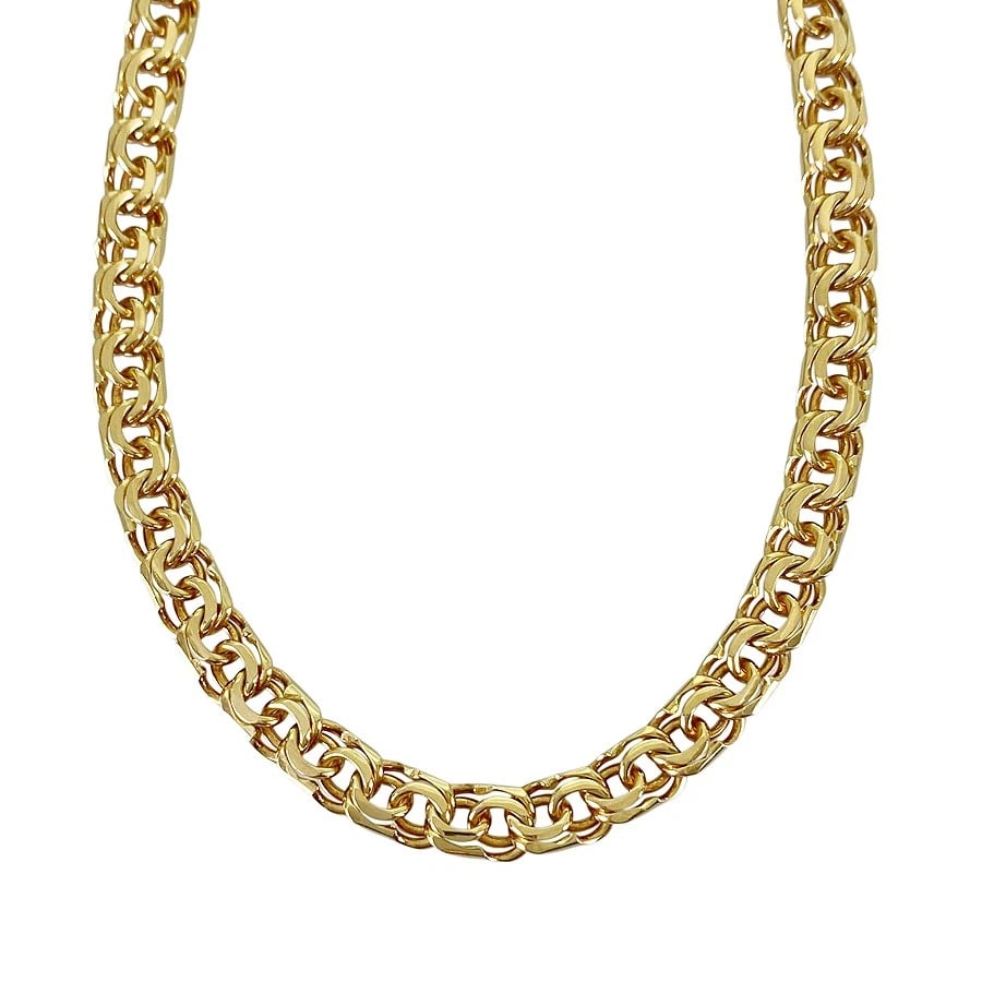UNOAERRE YELLOW GOLD NECKLACE: UNOAERRE Yellow gold Necklace Brand: UNOAERRE Type/Style: Necklace Material: 18K Yellow Gold Color: Gold Size: Necklace full length:49cm Accessories: None Accessories Notice: When purchasing